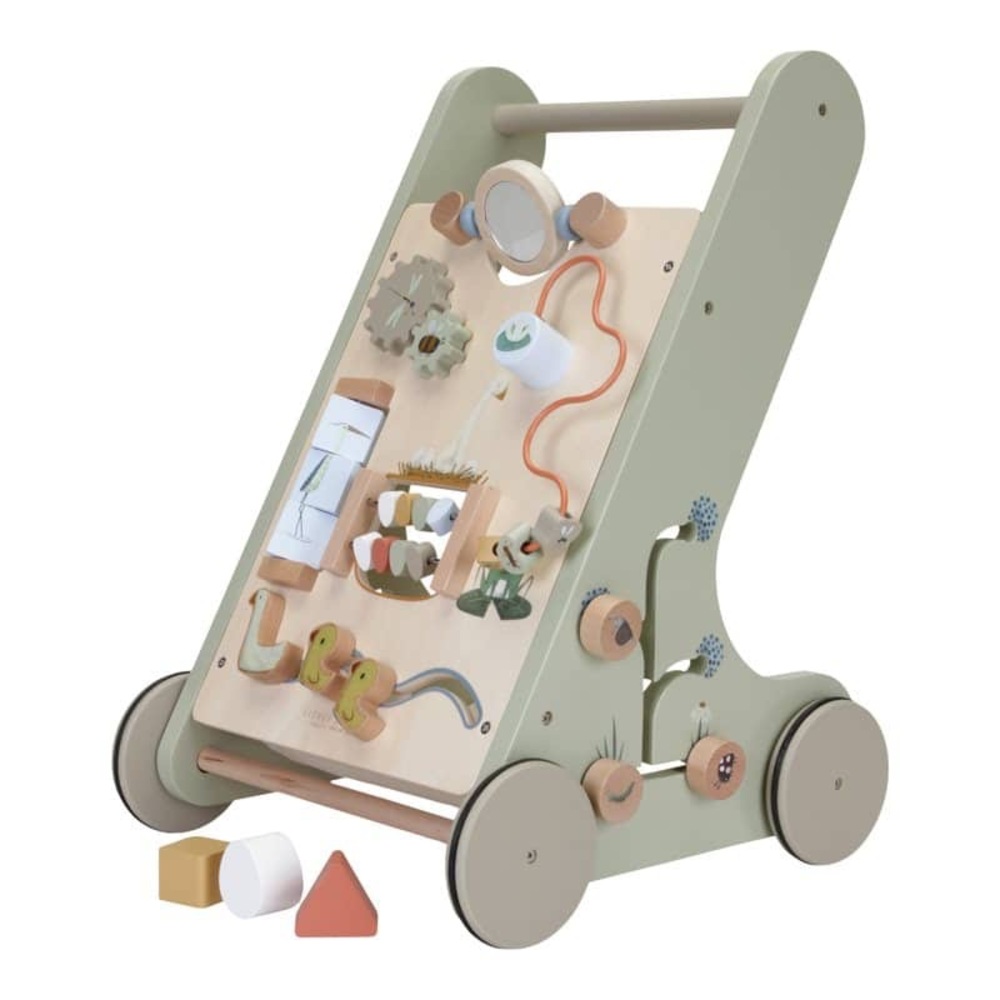 Wooden Activity Walker for Kids - Green